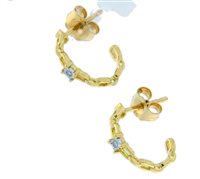 Orecchini Gazzola Donna in Oro giallo Diamante 0.01 Ct S-EAOX8235Y-NH - S-EAOX8235Y-NH
